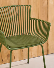 Load image into Gallery viewer, Surpika outdoor chair with green steel legs - image 7