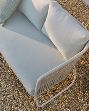 Load image into Gallery viewer, Saconca outdoor 3-seater sofa in rope cord and grey galvanised steel 189 cm - image 9
