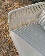 Load image into Gallery viewer, Saconca outdoor 3-seater sofa in rope cord and grey galvanised steel 189 cm - image 10