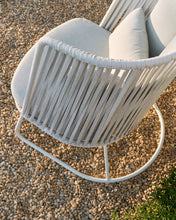Load image into Gallery viewer, Saconca outdoor armchair in rope cord and grey galvanised steel - image 11