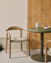 Load image into Gallery viewer, Nina stackable chair in FSC 100% solid acacia wood and ecru rope cord - image 5