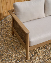 Load image into Gallery viewer, Alabe set consisting of one 2-seater sofa, 2 armchairs and one coffee table in FSC 100% acacia wood - image 6