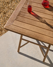Load image into Gallery viewer, Dandara folding table in FSC 100% solid acacia wood 66 x 66cm - image 5