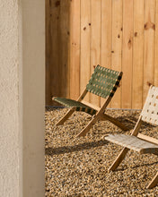 Load image into Gallery viewer, FSC 100% green cord and solid acacia wood Chabeli folding chair - image 5