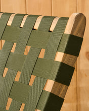 Load image into Gallery viewer, FSC 100% green cord and solid acacia wood Chabeli folding chair - image 6