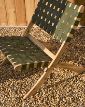 Load image into Gallery viewer, FSC 100% green cord and solid acacia wood Chabeli folding chair - image 7