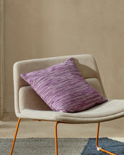Load image into Gallery viewer, Niera purple striped cotton jacquard cushion cover 45 x 45cm - image 2