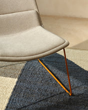 Load image into Gallery viewer, Zahara beige armchair with steel legs and FSC 100% terracotta finish - image 6