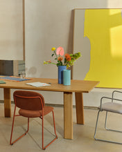 Load image into Gallery viewer, Arlen extendable table in solid oak wood and veneer with a natural finish 200(250)x95cm FSC Mix Credit - image 9