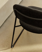 Load image into Gallery viewer, Meli stackable chair in grey chenille with grey metal legs FSC Mix Credit - image 8