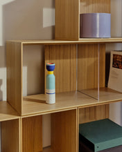 Load image into Gallery viewer, Litto set of 9 modular shelving units in oak wood veneer, 202 x 114 cm - image 15