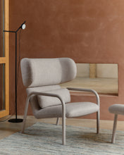 Load image into Gallery viewer, Inari armchair in beige and steel with beige painted finish FSC Mix Credit - image 6