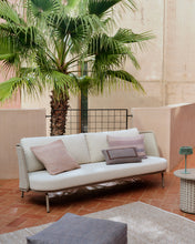 Load image into Gallery viewer, Sedalis outdoor 3-seater sofa in aluminium and taupe rope cord 210cm - image 5