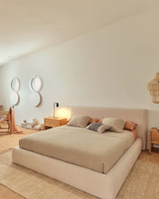 Load image into Gallery viewer, Tandi beige 100% linen bedspread for 150/160cm bed - image 4