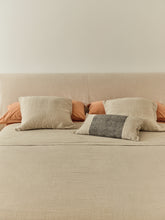 Load image into Gallery viewer, Tandi beige 100% linen bedspread for 150/160cm bed - image 6
