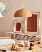 Load image into Gallery viewer, Nibla ceiling lamp in terracotta-effect metal Ø46cm - image 2