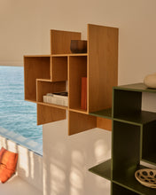 Load image into Gallery viewer, Ina modular shelving unit in oak veneer with natural finish 80 x 80cm FSC 100% - image 3
