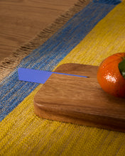 Load image into Gallery viewer, Zairin serving board in FSC 100% acacia wood and lilac metal - image 3