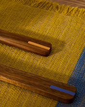 Load image into Gallery viewer, Zairin spoon with a hole in FSC 100% acacia wood and metal - image 3