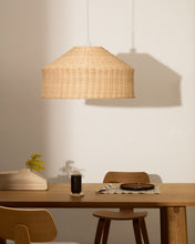 Load image into Gallery viewer, Ennia rattan lamp shade with light finish Ø65cm - image 2