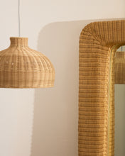 Load image into Gallery viewer, Ennia rattan lamp shade with light finish Ø38cm - image 3