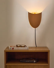 Load image into Gallery viewer, Nibla wall-mounted light fixture in terracotta-effect metal - image 2