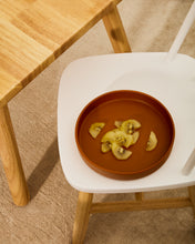 Load image into Gallery viewer, Lili plate and bowl set in orange silicone - image 6