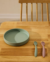 Load image into Gallery viewer, Lili set of two spoons in pink and turquoise silicone - image 3