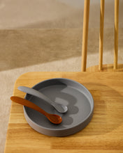 Load image into Gallery viewer, Lili set of two spoons in orange and blue silicone - image 3