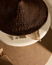Load image into Gallery viewer, Bladia rattan ceiling lamp shade with brown finish Ø70cm - image 2