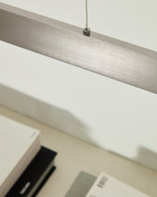 Load image into Gallery viewer, Boadella aluminium ceiling lamp with silver brushed painted finish - image 3