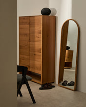 Load image into Gallery viewer, Milsa teak wood mirror 55 x 155cm FSC 100% - image 3