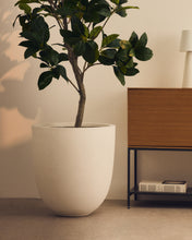 Load image into Gallery viewer, Aiguablava plant pot in white cement, Ø 56 cm - image 3