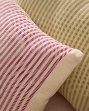 Load image into Gallery viewer, Lioris pink striped cotton cushion cover 60 x 40cm - image 3