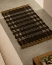 Load image into Gallery viewer, Rug Barani in synthetic fibers brown and black 60 x 90 cm - image 2