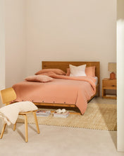 Load image into Gallery viewer, Alguema bed in oak veneer with natural finish for 180 x 200cm mattress - image 7