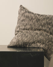 Load image into Gallery viewer, Mevia cushion cover in beige and black linen blend 50 x 50 cm - image 2