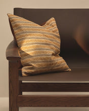 Load image into Gallery viewer, Tavina 100% cotton cushion cover with brown embroidery 50 x 50cm - image 3