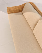 Load image into Gallery viewer, Galea 3-seater sofa in FSC 100% solid teak wood and synthetic rattan 223cm - image 5