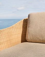 Load image into Gallery viewer, Galea armchair in FSC 100% solid teak wood and synthetic rattan - image 7