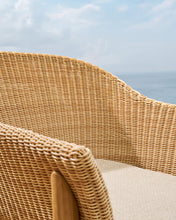 Load image into Gallery viewer, Galea chair in FSC 100% solid teak wood and synthetic rattan - image 10