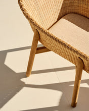 Load image into Gallery viewer, Galea chair in FSC 100% solid teak wood and synthetic rattan - image 12