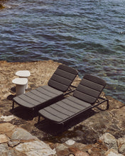 Load image into Gallery viewer, Marcona aluminium sun lounger in a black paint finish - image 5