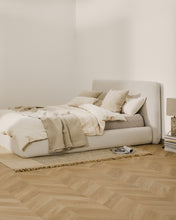 Load image into Gallery viewer, Martina bed with removable cover in ecru chenille for mattress 180 x 200cm - image 8