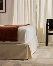 Load image into Gallery viewer, Jaira white chenille bed with removable cover for 180x200cm mattress FSC Mix Credit - image 6
