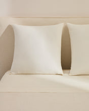 Load image into Gallery viewer, Simmel set of 2 beige linen blend pillow cases 65 x 65cm - image 2