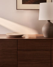 Load image into Gallery viewer, Ebenor beige ceramic table centerpiece Ø 30 cm - image 4