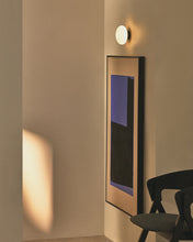 Load image into Gallery viewer, Bamila wall lamp in smoked glass and black metal Ø15cm - image 3