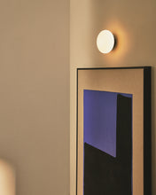 Load image into Gallery viewer, Bamila wall lamp in smoked glass and black metal Ø15cm - image 2