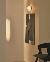 Load image into Gallery viewer, Bamila wall lamp in smoked glass and nickel Ø15cm - image 3